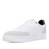 Zapatillas U.S. POLO ASSN. blancas con detalles en rojo y marino