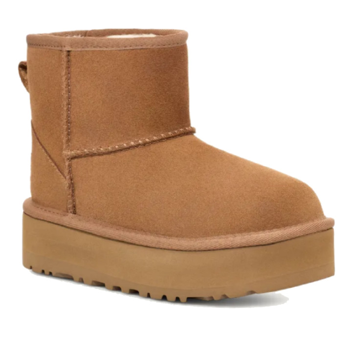 Botas australianas UGG Classic Mini plataforma color chestnut - Querol online