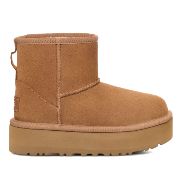 Botas australianas UGG Classic Mini plataforma color chestnut - Querol online