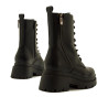 Botines plataforma Mustang missione estilo militar con cremallera lateral