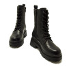 Botins plataforma Mustang missione estil militar amb cremallera lateral