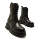 Botins plataforma Mustang missione estil militar amb cremallera lateral - Querol online