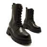 Botines plataforma Mustang missione estilo militar con cremallera lateral