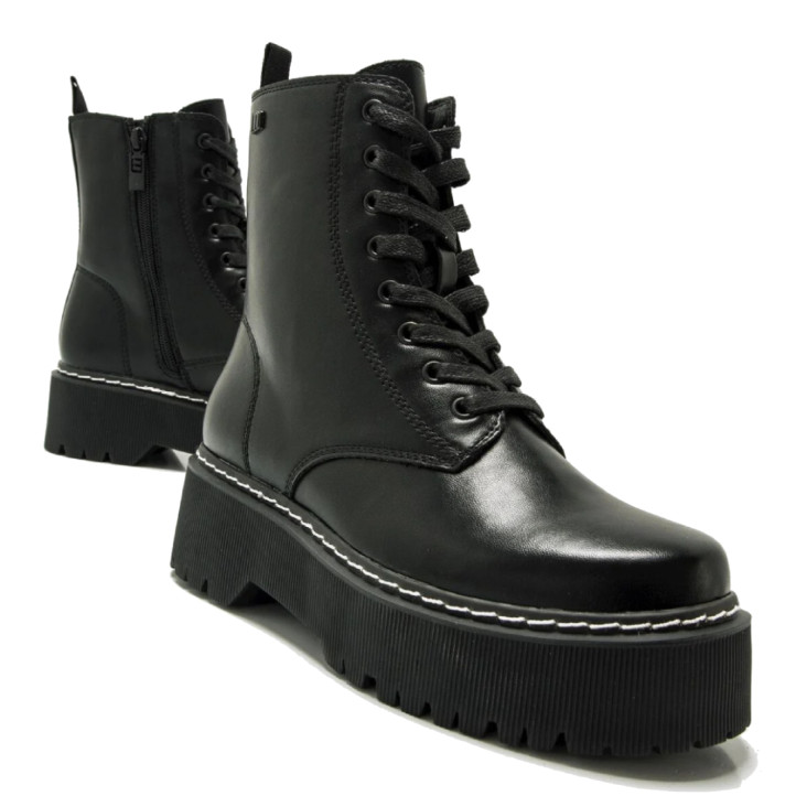 Botines plataforma Mustang stormy estilo militar - Querol online