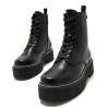 Botins plataforma Mustang stormy estil militar
