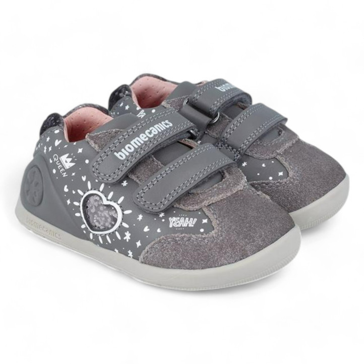 ZAPATOS BIOMECANICS DE NIñO GRIS 241163B - Querol online