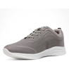 Zapatillas deportivas Nicoboco grises con suela blanca y cordones al tono