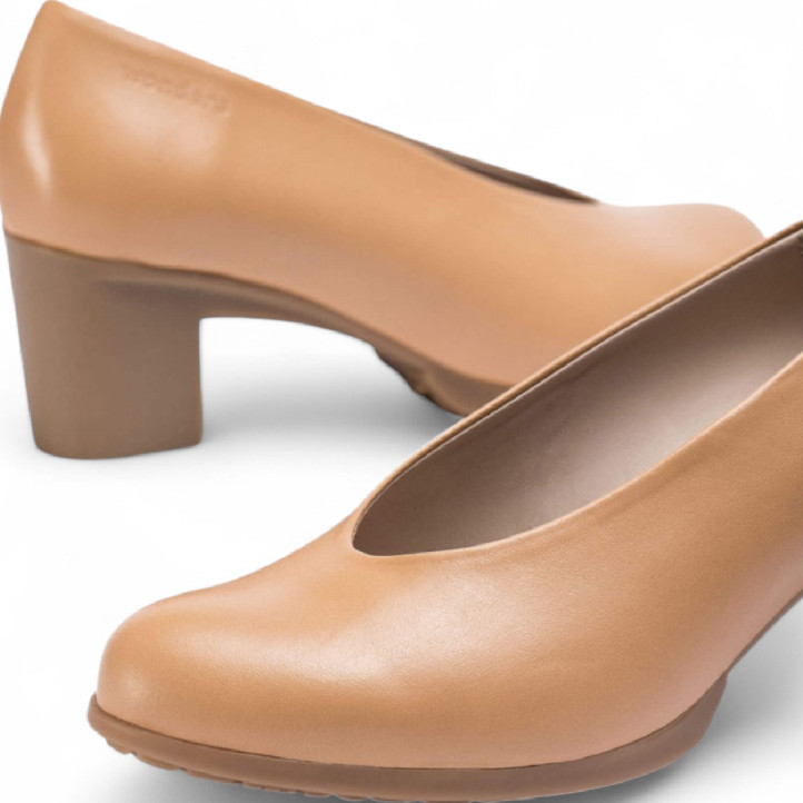 ZAPATO GRACE MARRON BEIGE WONDERS - Querol online