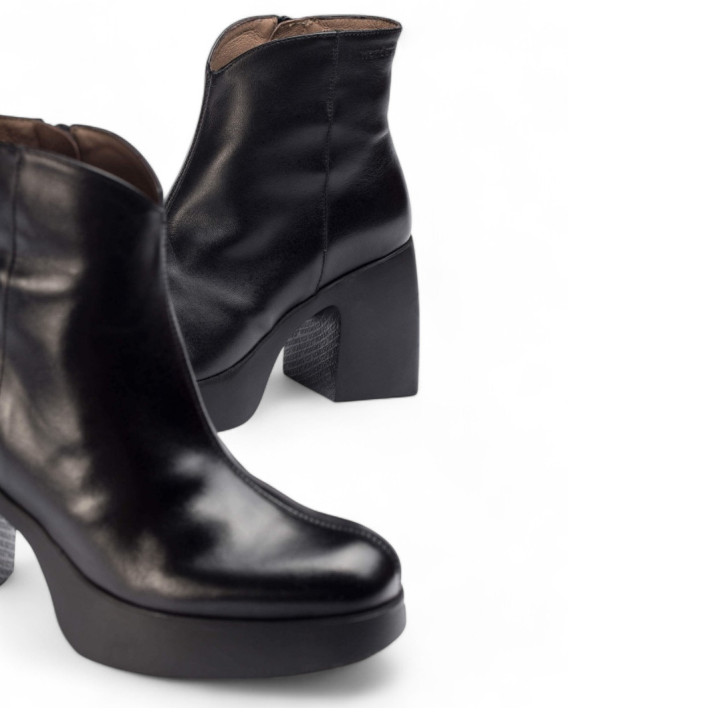 BOTINES PAROS NEGROS NEGRO WONDERS - Querol online