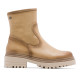 BOTINES DE PIEL CAMEL CON CREMALLERA FIALA PORRONET - Querol online