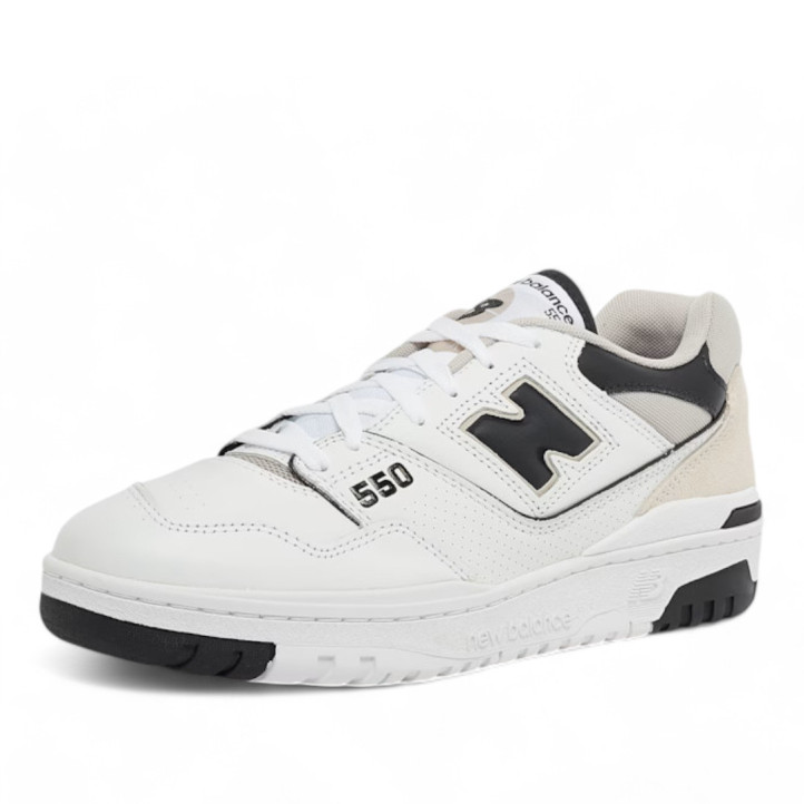 Sabatilles esportives New Balance 550 white amb black - Querol online