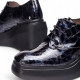 ZAPATO BLUCHER PLATAFORMA AZUL WONDERS - Querol online