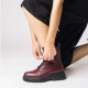 BOTIN PIEL ATARI BURDEOS ROJO WONDERS - Querol online