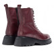 BOTIN PIEL ATARI BURDEOS ROJO WONDERS - Querol online