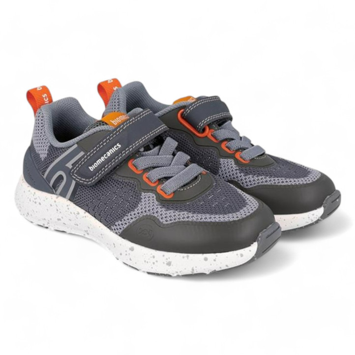 ZAPATILLAS DEPORTE BIOMECANICS DE NIñO GRIS 241271B - Querol online