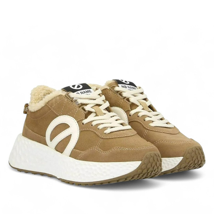 Zapatillas urban No Name carter jogger color nuts/off white - Querol online