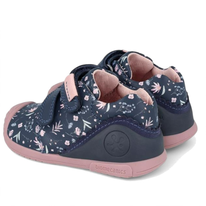 ZAPATOS BIOMECANICS DE NIñA AZUL Y ROSA 241102A - Querol online