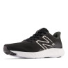 Zapatillas deportivas New Balance 411v3 negras con la suela blanca