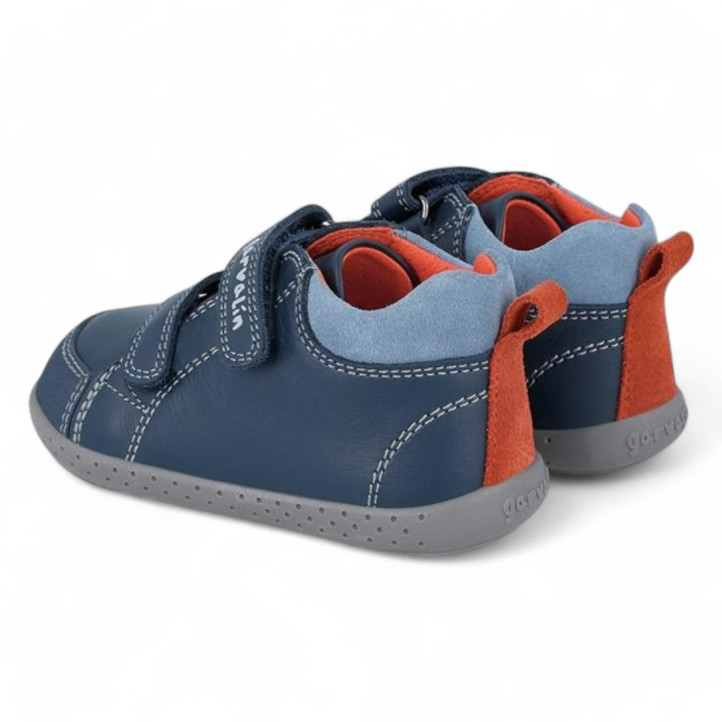 ZAPATOS GARVALIN DE NIñO AZUL 241301A - Querol online