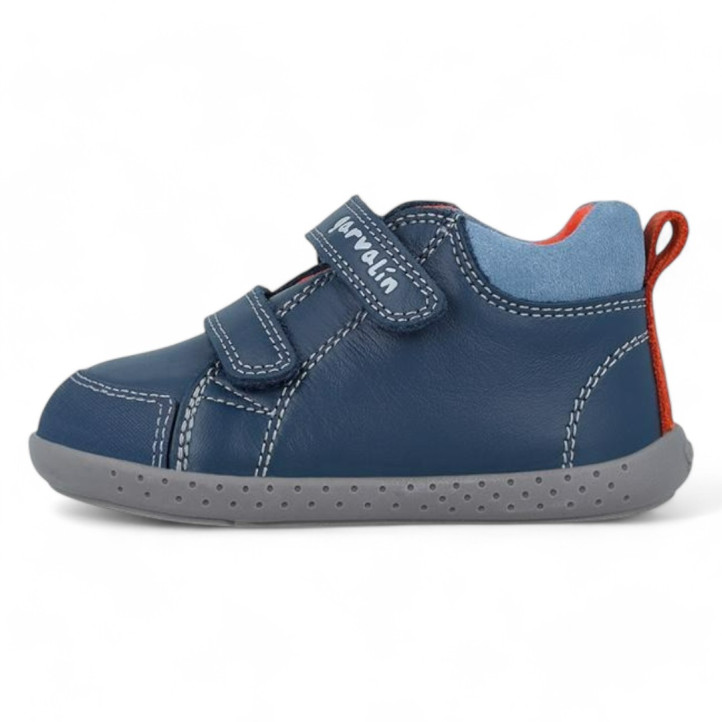 ZAPATOS GARVALIN DE NIñO AZUL 241301A - Querol online