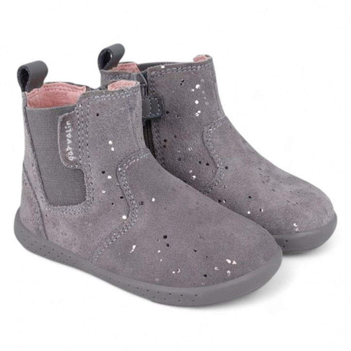 BOTINES GARVALIN DE NIñA GRIS 241303A - Querol online