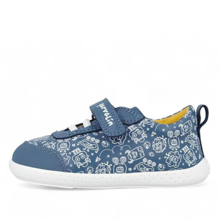 ZAPATOS GARVALIN DE NIñO AZUL 241305A - Querol online