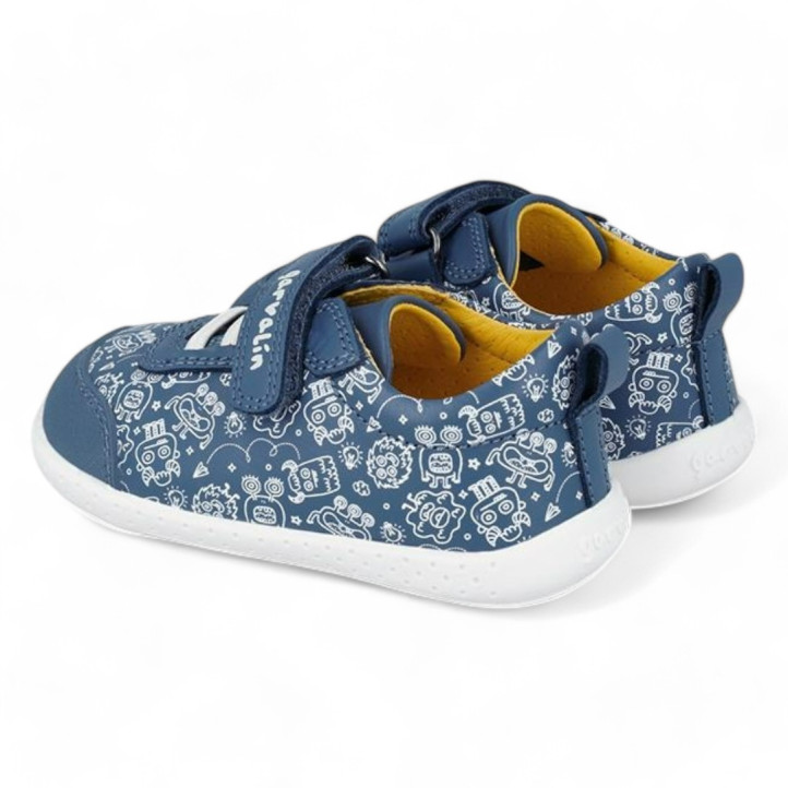 ZAPATOS GARVALIN DE NIñO AZUL 241305A - Querol online