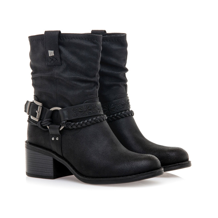 BOTINES DE MUJER MUSTANG PERSEA H NEGRO 59348 58347 - Querol online