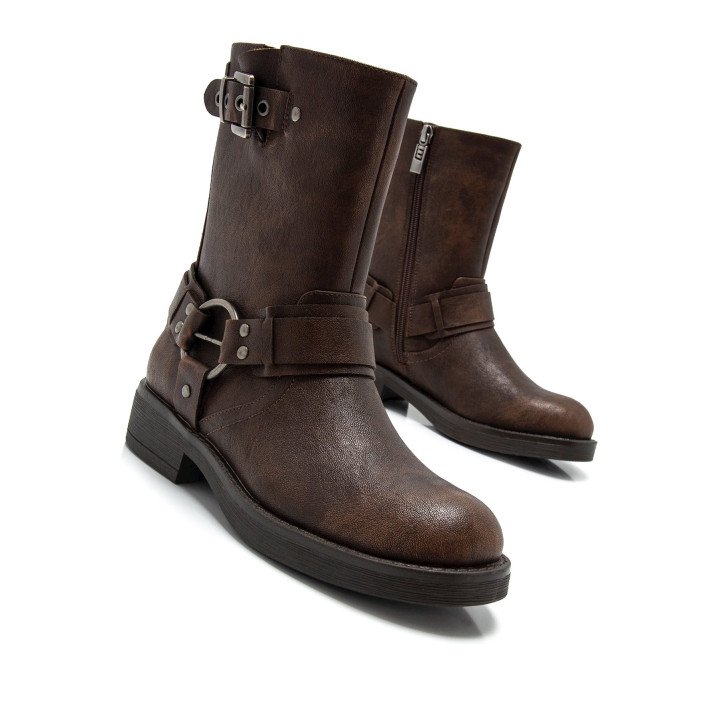 BOTINES DE MUJER MUSTANG BRUNA MARRON 59833 58225 - Querol online