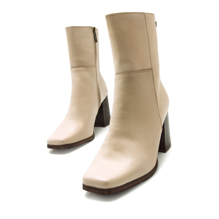 BOTINES DE MUJER MUSTANG PORTO BEIGE 59663 58648 - Querol online