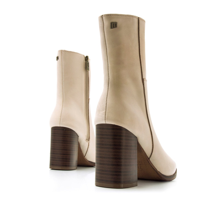 BOTINES DE MUJER MUSTANG PORTO BEIGE 59663 58648 - Querol online