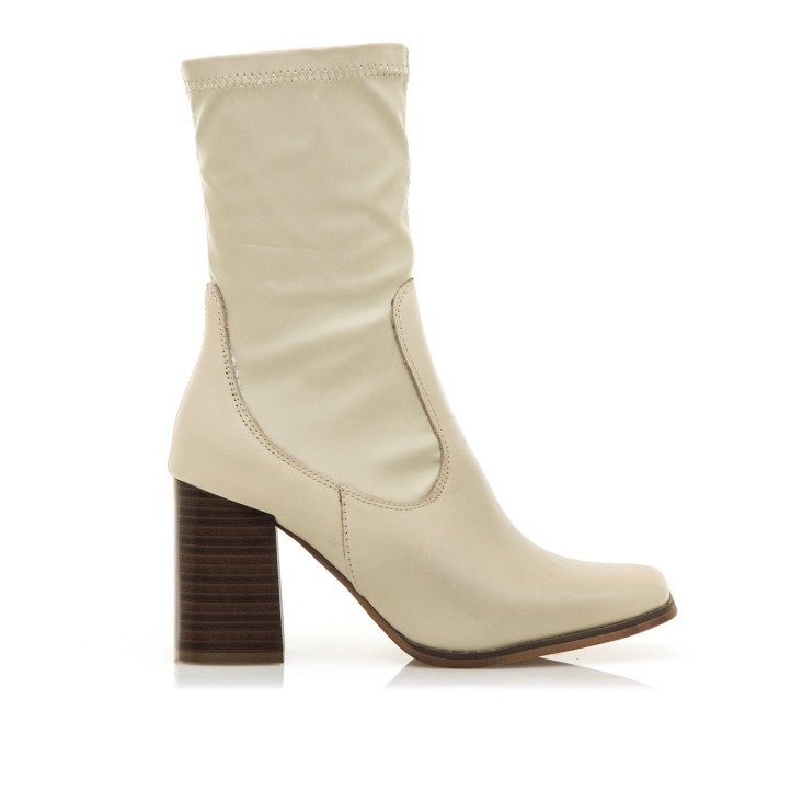 BOTINES DE MUJER MUSTANG PORTO BEIGE 59871 58652 - Querol online