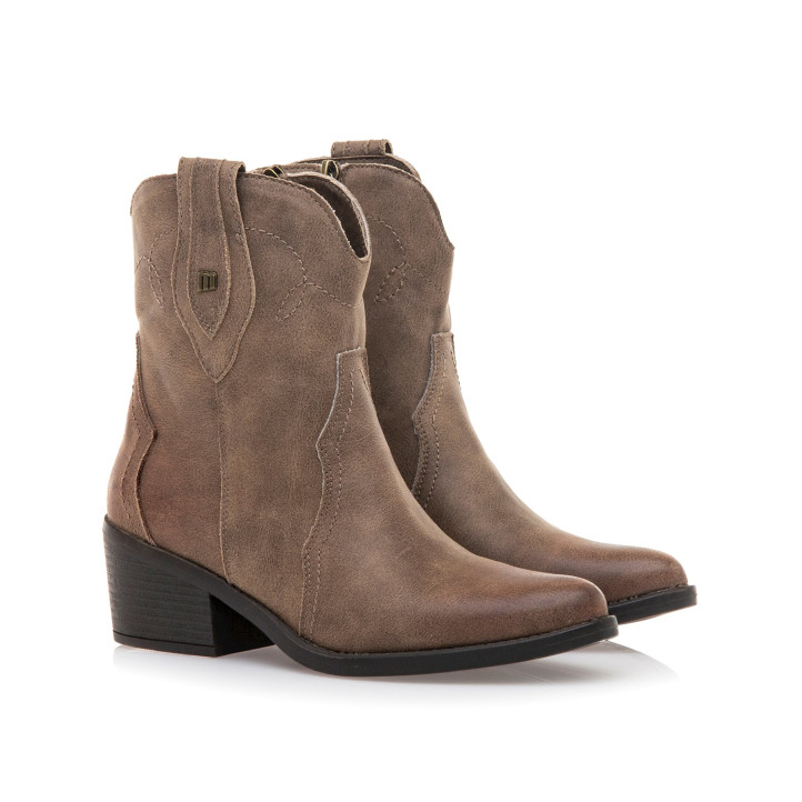 BOTINES DE MUJER MUSTANG TANUBIS MARRON 59845 58437 - Querol online