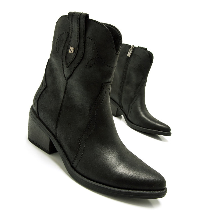 BOTINES DE MUJER MUSTANG TANUBIS NEGRO 59845 58455 - Querol online