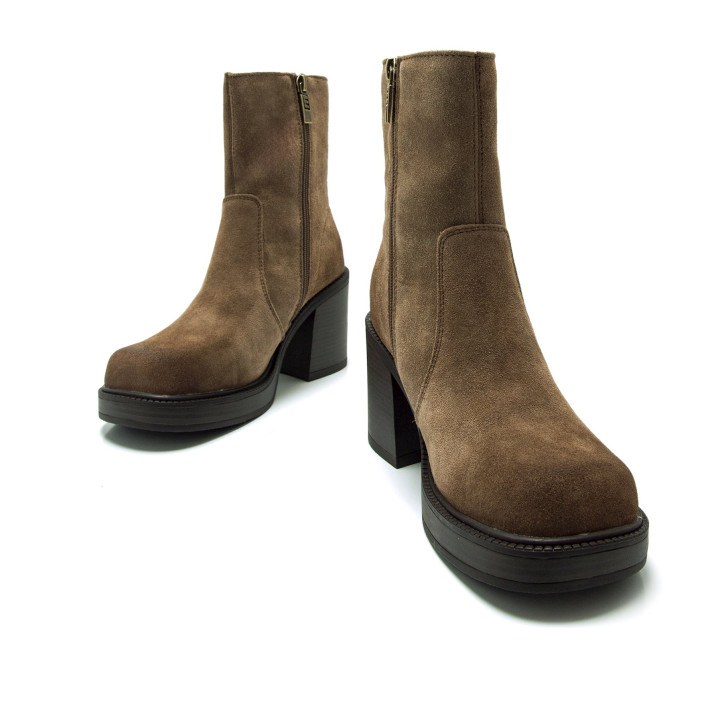 BOTINES DE MUJER MUSTANG NEW OASIS MARRON 59800 59467 - Querol online