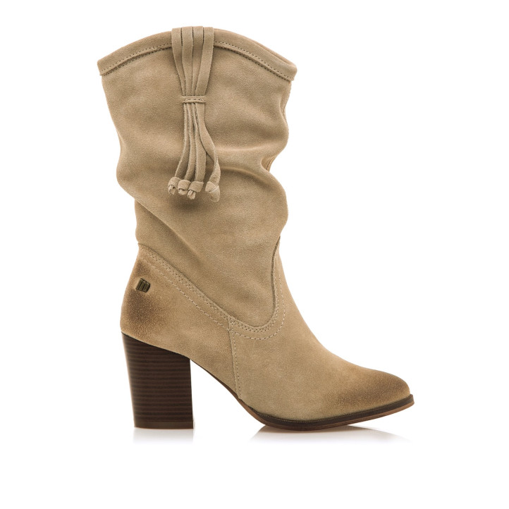 BOTINES DE MUJER MUSTANG JOLIE BEIGE 59854 59463 - Querol online