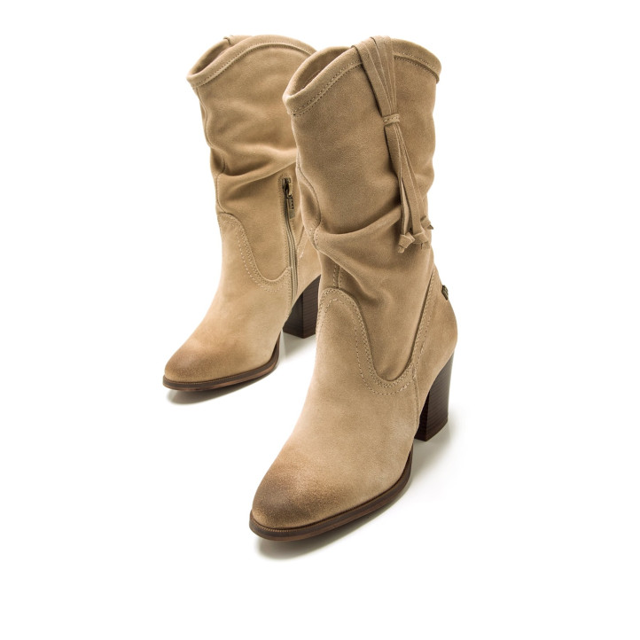 BOTINES DE MUJER MUSTANG JOLIE BEIGE 59854 59463 - Querol online