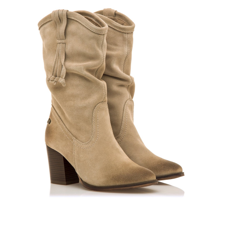 BOTINES DE MUJER MUSTANG JOLIE BEIGE 59854 59463 - Querol online