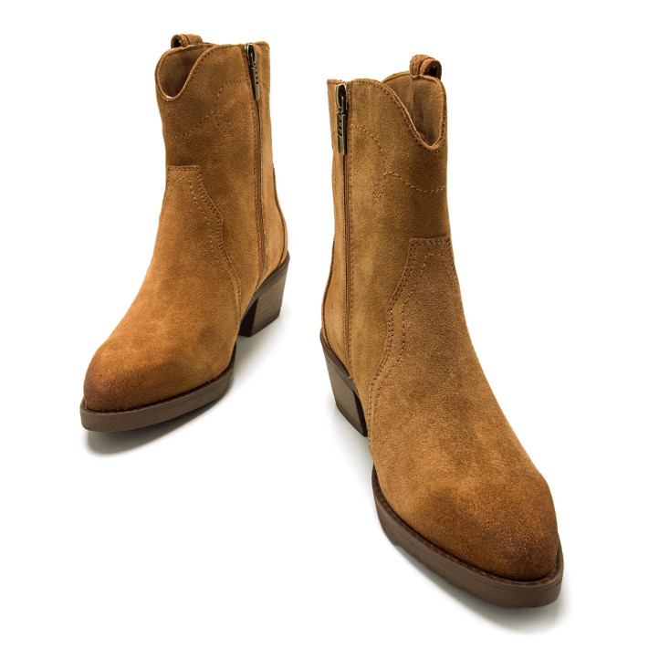 BOTINES DE MUJER MUSTANG TEO MARRON 53899 58659 - Querol online