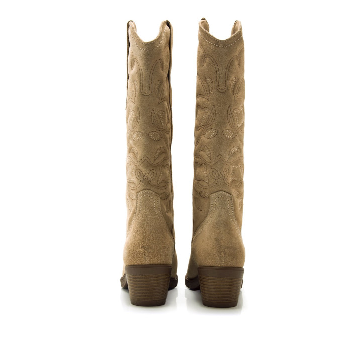 BOTAS DE MUJER MUSTANG TEO BEIGE 59664 59468 - Querol online