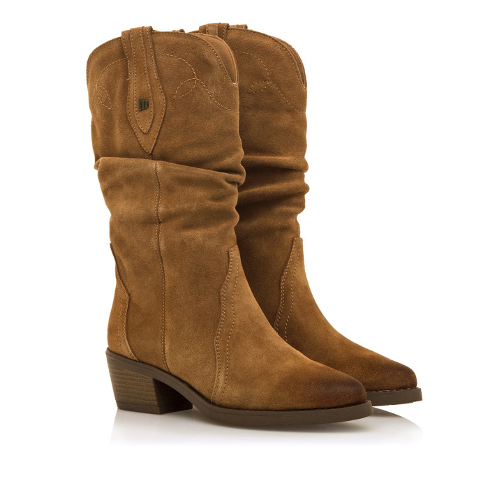 BOTAS DE MUJER MUSTANG TEO MARRON 53894 58655 - Querol online