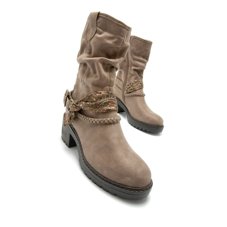 BOTAS DE MUJER MUSTANG DORIS MARRON 59353 58254 - Querol online