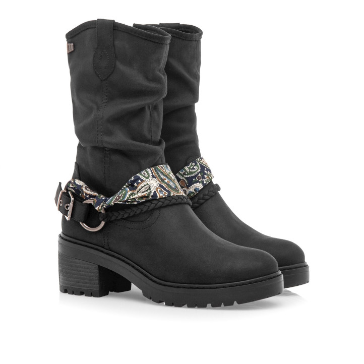 BOTAS DE MUJER MUSTANG DORIS NEGRO 59353 58253 - Querol online