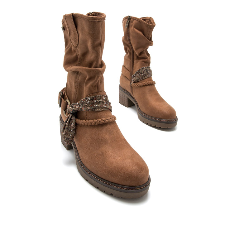 BOTAS DE MUJER MUSTANG DORIS MARRON 59353 58252 - Querol online