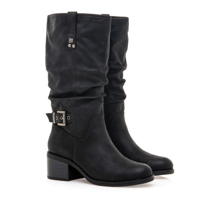 BOTAS DE MUJER MUSTANG PERSEA H NEGRO 59352 58352 - Querol online