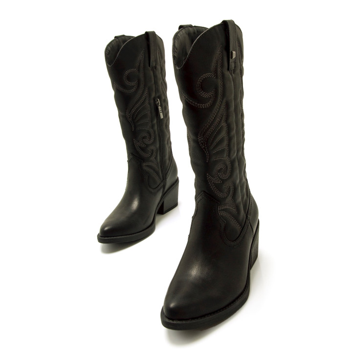 BOTAS DE MUJER MUSTANG TANUBIS NEGRO 59794 58418 - Querol online