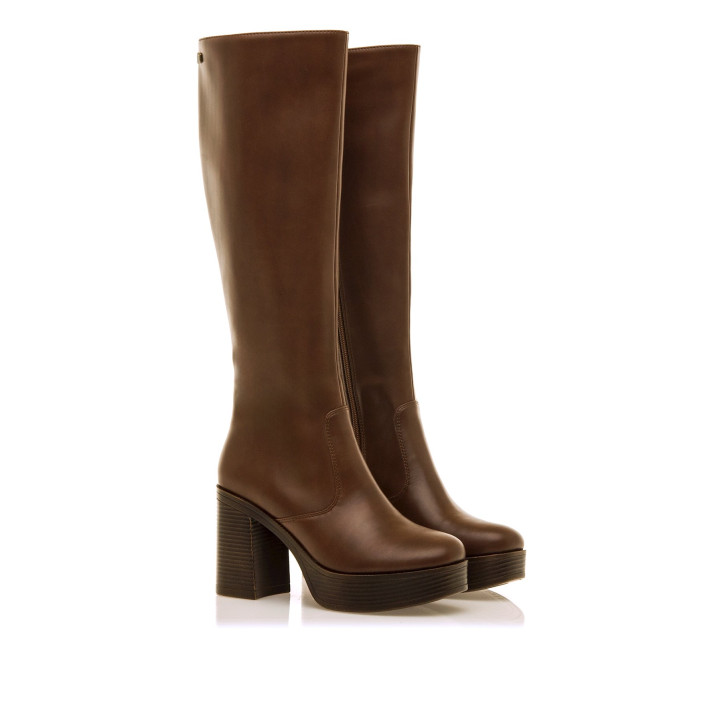 BOTAS DE MUJER MUSTANG NEW 67 MARRON 50522 58583 - Querol online