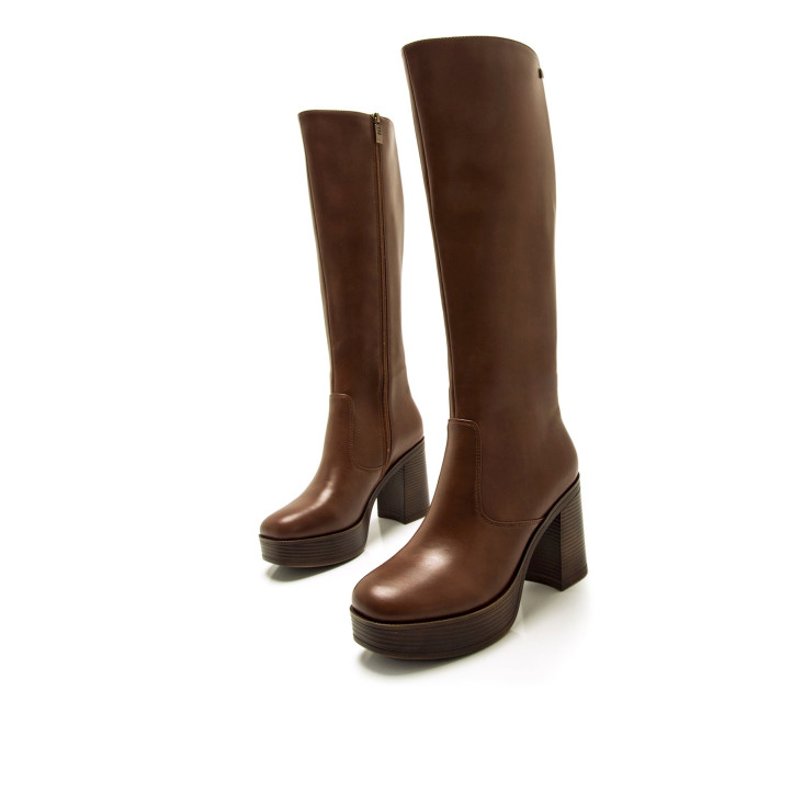 BOTAS DE MUJER MUSTANG NEW 67 MARRON 50522 58583 - Querol online