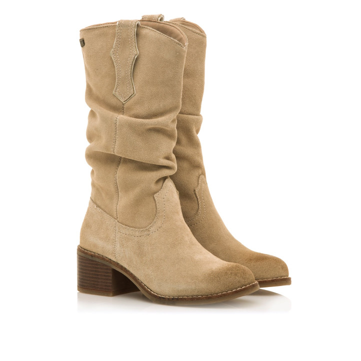 BOTAS DE MUJER MUSTANG FRONTIER BEIGE 59798 59455 - Querol online