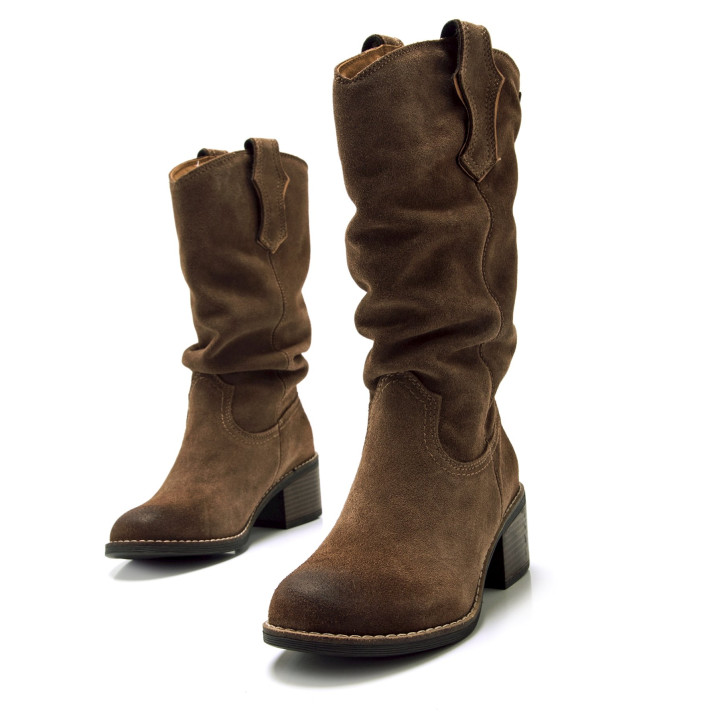 BOTAS DE MUJER MUSTANG FRONTIER MARRON 59798 59456 - Querol online